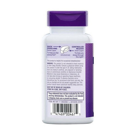 Natrol, Melatonin Time Release, 1 mg, Time Release 90 Tabs Natrol