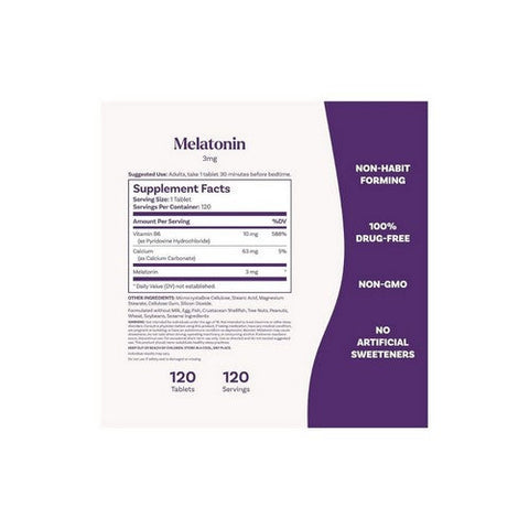 Natrol, Melatonin Sleep, 3 Mg, 120 Tabs