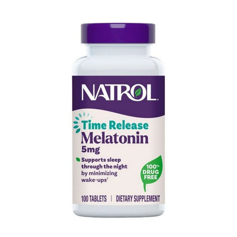 Natrol, Melatonin Time Release, 3 mg, 100 tabs