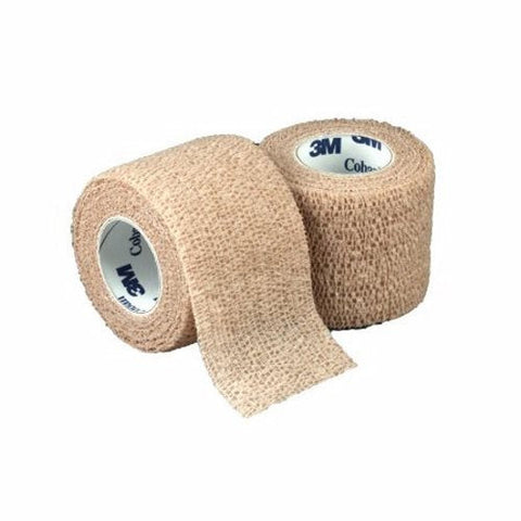 3M, Cohesive Bandage 3M Coban 2 Inch X 5 Yard Standard Compression Self-adherent Closure Blue NonSterile, Count of 36 3M