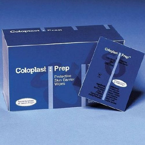 Coloplast, Skin Barrier Wipe Prep Isopropyl Alcohol Individual Packet NonSterile, Count of 1 Coloplast