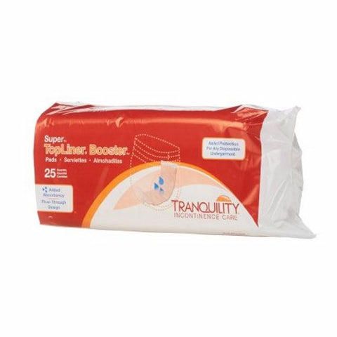 Principle Business Enterprises, Incontinence Booster Pad TopLiner Super 4-1/4 X 15 Inch Heavy Absorbency Polymer Core One Size Fits, Count of 25