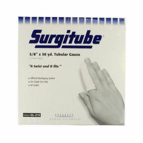 Surgitube, Tubular Retainer Dressing White Cotton Size 1 5/8 Inch X 50 Yard Small Finger, Count of 1 Surgitube