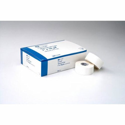 Kendall, Waterproof Medical Tape Kendall White 1 Inch X 10 Yard Cloth, Box Of 12 Kendall