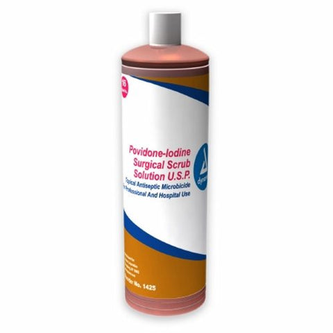 Dynarex, Surgical Scrub Dynarex 16 oz. Bottle 7.5% Strength Povidone-Iodine, 16 Oz Dynarex