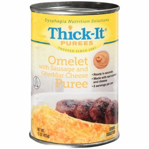 Thick-It, Puree Thick-It  Purees 15 oz. Container Can Sausage / Cheese Omelet Flavor Ready to Use Puree Consis, 15 Oz Thick-It