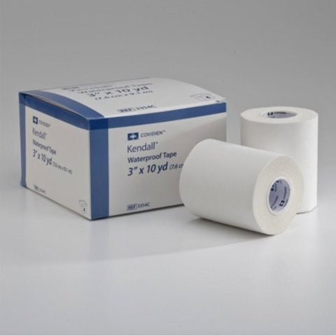 Kendall, Medical Tape Kendall Waterproof Cloth 1/2 Inch X 10 Yard White NonSterile, Box Of 24 Kendall