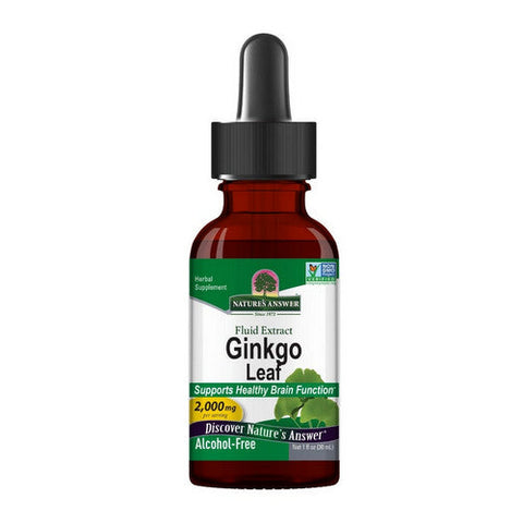 Nature's Answer, Ginkgo, ALCOHOL FREE, 1 OZ