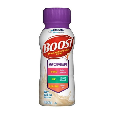 Boost, Oral Supplement Women Very Vanilla Flavor Liquid, 8 Oz Boost