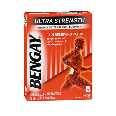 Bengay, Ultra Strength Pain Relieving Patch Large, Box Of 1 Bengay