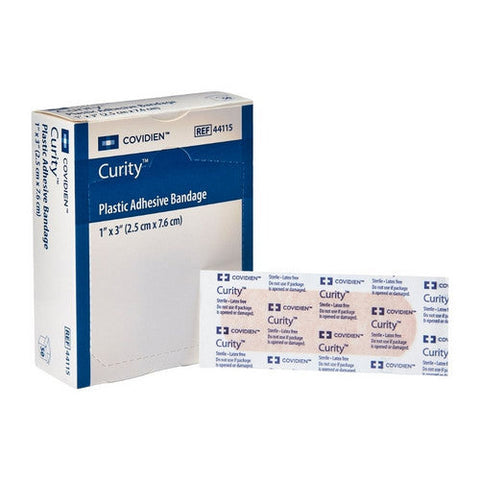 Cardinal, Adhesive Strip 1 X 3 Inch Plastic Rectangle Tan Sterile 44115, Box Of 50 Cardinal