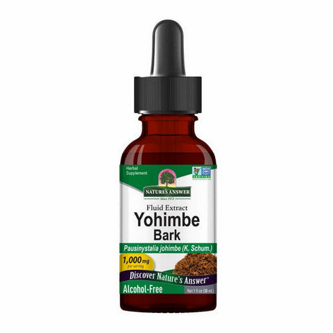 Nature's Answer, Yohimbe Bark, ALCOHOL FREE, 1 OZ