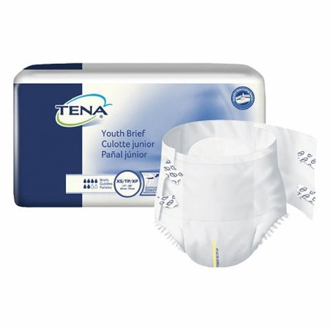 Tena, Unisex Adult Incontinence Brief ProSkin Plus X-Small Disposable Moderate Absorbency, Pack Of 30