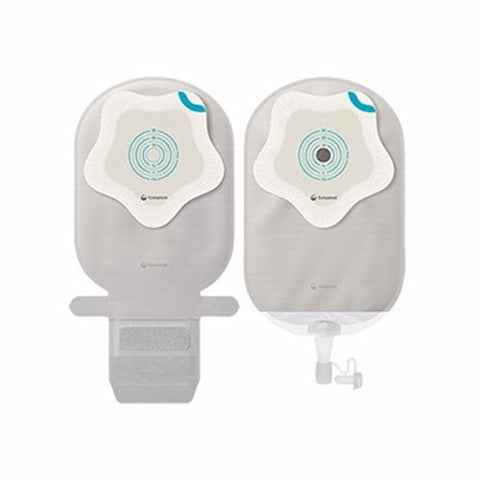 Coloplast, Ostomy Pouch One-Piece System Mini Length Star Shaped 18710, Box Of 10