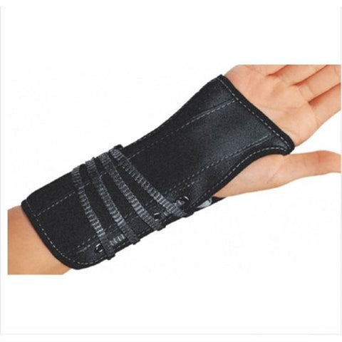 DJO, Wrist Splint Cinch-Lock Suede / Flannel Left Hand Black Large, Count of 1 DJO