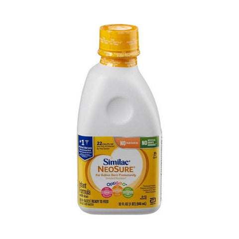 Abbott Nutrition, NeoSure Infant Formula Unflavored Bottle Liquid Iron Premature, 32 Oz Abbott Nutrition
