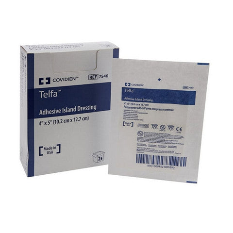 Cardinal, Island Dressing 4 X 5 Inch Rectangle Sterile 7540, Count of 1 Cardinal
