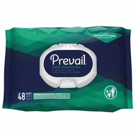 First Quality, Personal Wipe Prevail  Soft Pack Aloe / Vitamin E Unscented 48 Count, Case Of 12 First Quality