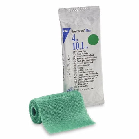3M, Cast Tape 3M Scotchcast Plus 4 Inch X 12 Foot Fiberglass Green, Box Of 10 3M