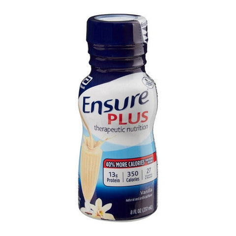Abbott Nutrition, Ensure Plus Nutritional Shake Vanilla Flavor, Count of 24 Abbott Nutrition