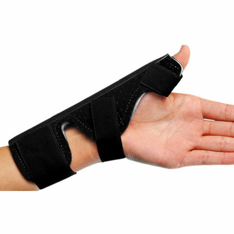 DJO, Thumb Splint PROCARE  Wrist Strap Aluminum / Suede Left or Right Hand Beige One Size Fits Most, Count of 1 DJO