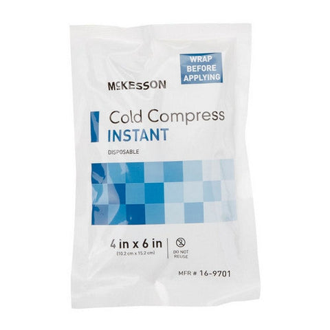 McKesson, Instant Cold Pack McKesson General Purpose 4 X 6 Inch Disposable, Count of 24 McKesson