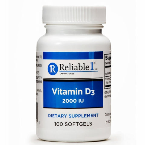 Vitamin D3 100 Softgels by Reliable1