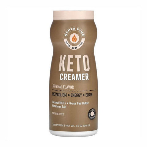 Rapid Fire, Keto Creamer Original Caffeine Free, 8.5 Oz Rapid Fire
