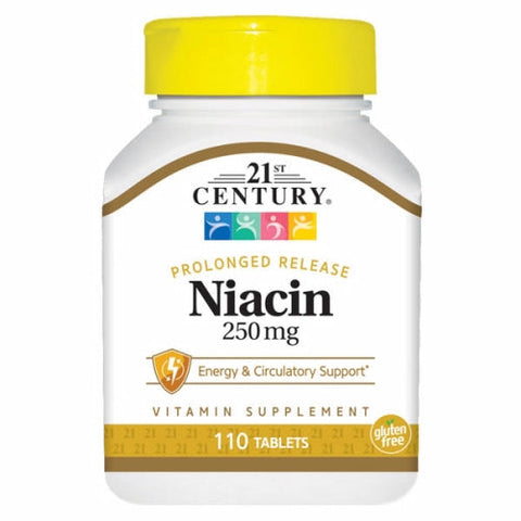 21st Century, Niacin, 250mg, 110 Tabs 21st Century