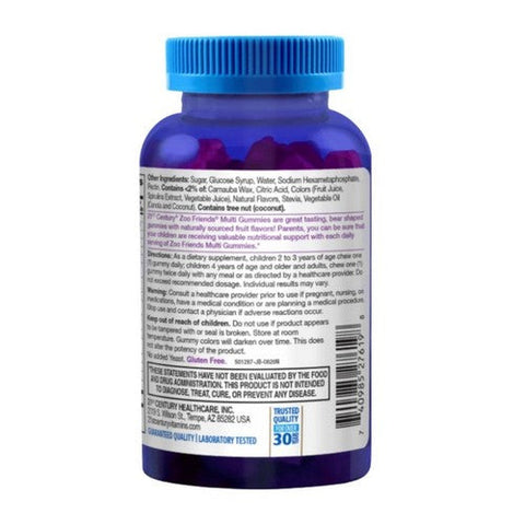 21st Century, Zoo Friends MultiVitamin, 60 Gummies 21st Century