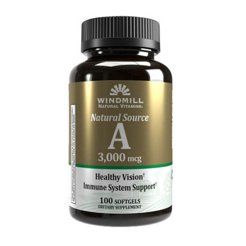 Windmill Health, Vitamin A 10000 IU, 100 Softgels Windmill Health