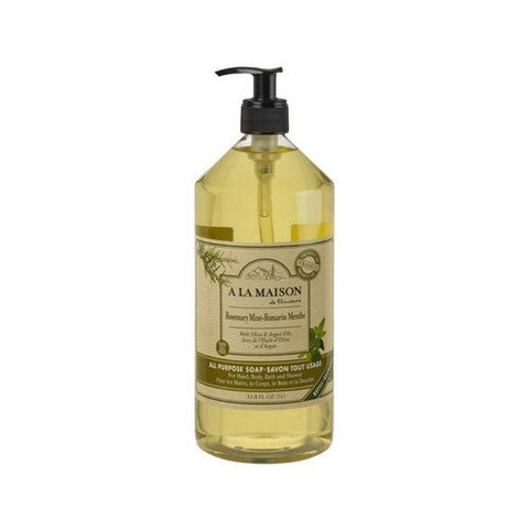 A La Maison, Liquid Soap Rosemary Mint, Rosemary Mint 33.8 Oz