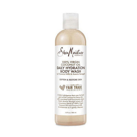 Shea Moisture, 100% Virgin Coconut Oil Daily Hydration Body Wash, 13 Oz Shea Moisture