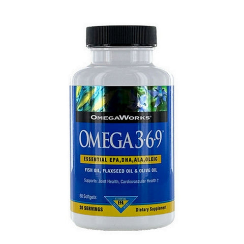 OmegaWorks, Omega 3-6-9, 60 Each OmegaWorks