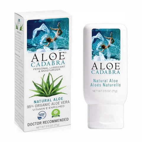 Aloe Cadabra, Personal Lubricant And Moisturizer Natural Aloe, 2.5 Oz Aloe Cadabra