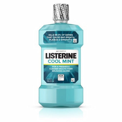 Listerine, Mouthwash Cool Mint Flavor, Count of 6 Listerine