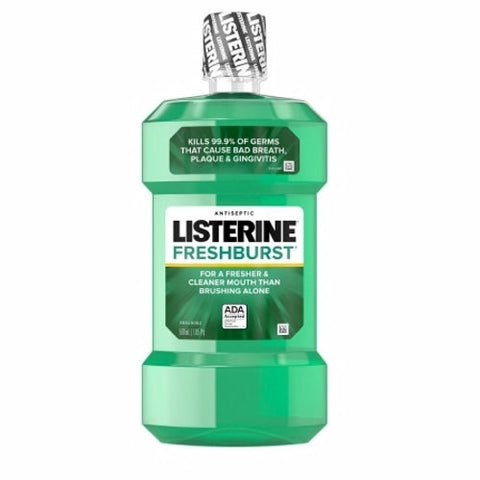 Listerine, Mouthwash Fresh Mint Flavor, Count of 6 Listerine