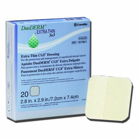Convatec, Thin Hydrocolloid Dressing Film Backing 2 X 8 Inch 187961, Box Of 10 Convatec