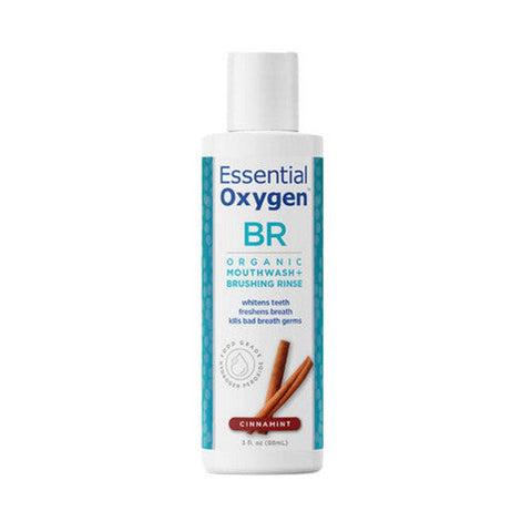 Essential Oxygen, Organic Brushing Rinse, Cinnamint 3 Oz Essential Oxygen