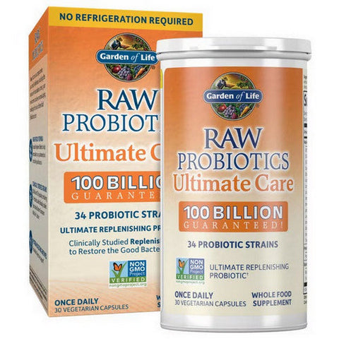 Garden of Life, Raw Probiotics Ultimate Care, 30 Caps Garden of Life
