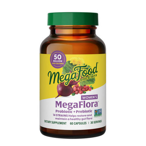MegaFood, MegaFlora for Women, 60 Caps MegaFood
