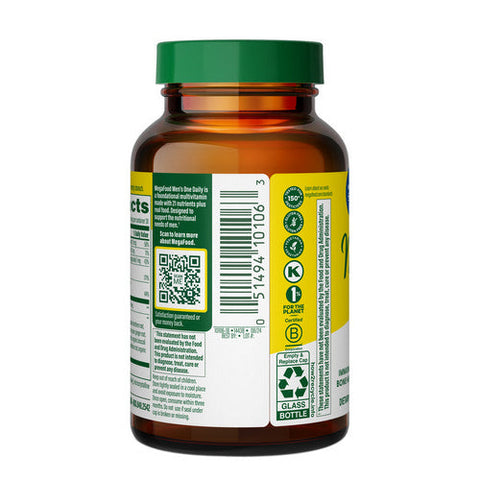 MegaFood, Men's One Daily Multivitamin, 30 Tabs MegaFood