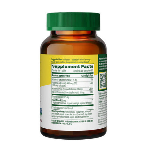 MegaFood, Blood Builder Iron, 60 Tabs MegaFood