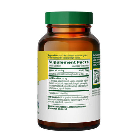MegaFood, Selenium, 60 Tabs MegaFood