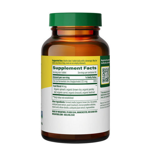 MegaFood, Zinc, 60 Tabs MegaFood
