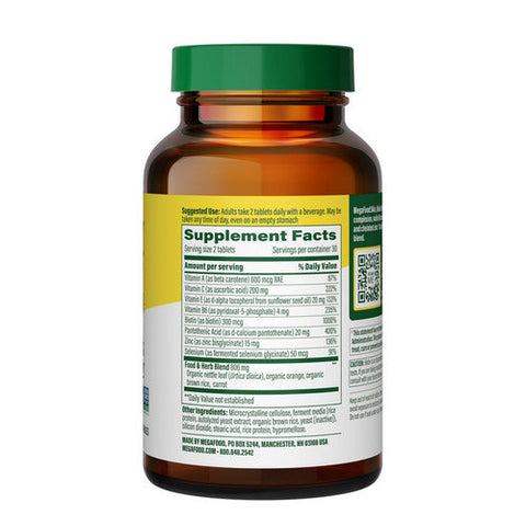 MegaFood, Skin - Nails & Hair 2, 60 Tabs MegaFood