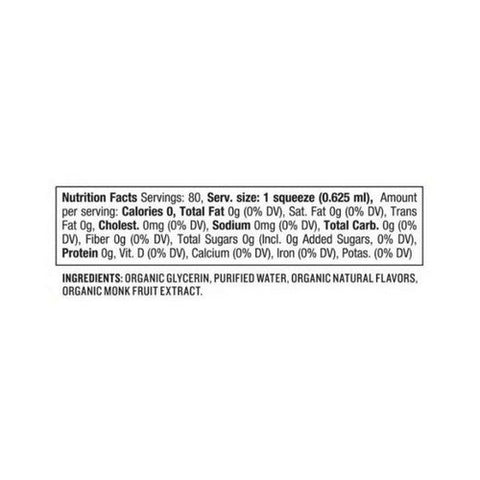 Sweetleaf Stevia, Organic Monk Fruit Sweetener Squeezable Old Fashioned Lemonade, 1.7 Oz Sweetleaf Stevia