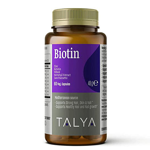 Talya, Biotin, 60 Veg Caps Talya