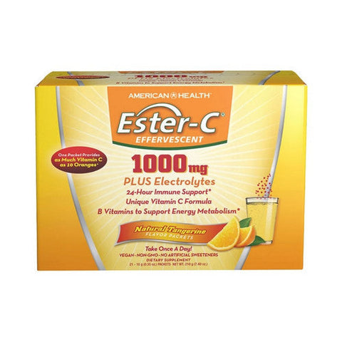 American Health, Ester-C Tangerine, 1000 mg, 21 Count American Health