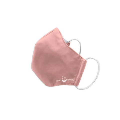 Green Sprouts, Coral Adult  Small Reusable Face Mask, 1 Count Green Sprouts